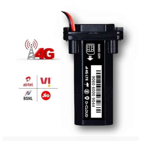 Drivool 890-IN 4G LTE Cellular GPS Tracker for Bike, Car, SUV, Bus, Taxi & Scooty, DV-890-IN-4G